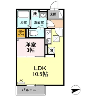 LAIDーBACK【1階】の間取り