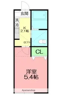 DENあざみ野【2階】の間取り