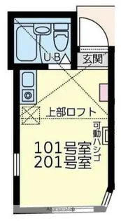 ユナイト根岸ジャトラ【2階】の間取り
