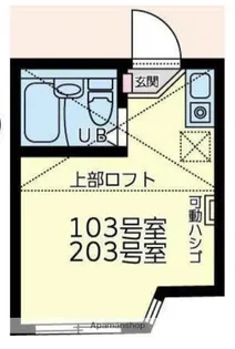 ユナイト根岸ジャトラ【1階】の間取り