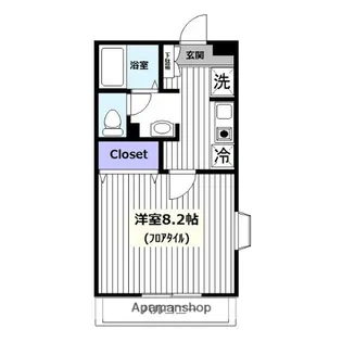 フローレ青葉台【1階】の間取り