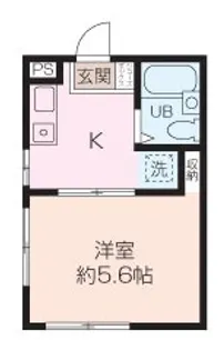 細貝ハイツ【1階】の間取り