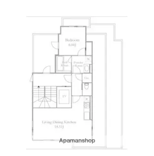 YAMATE288【4階】の間取り