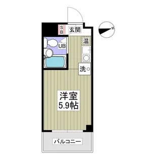 1Kの間取り画像