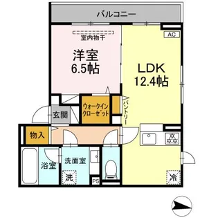 サーフサイド【3階】の間取り