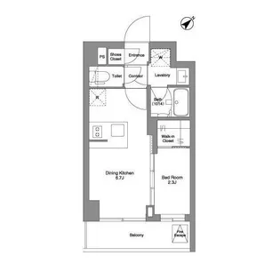 BPRレジデンスMOTOMACHI BAY SIDE【3階】の間取り