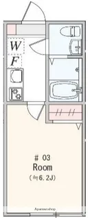 アザーレ・レーヴ淵野辺【3階】の間取り