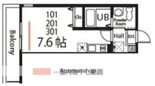 H弘明寺A棟【1階】の間取り
