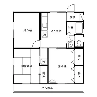ベルドール【2階】の間取り