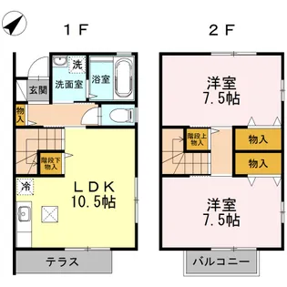 フリーデン・ハイム【1階】の間取り