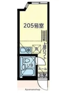 ユナイト桜本ヴィクトリーアルバート【2階】の間取り