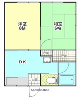 いさみハイツ【1階】の間取り