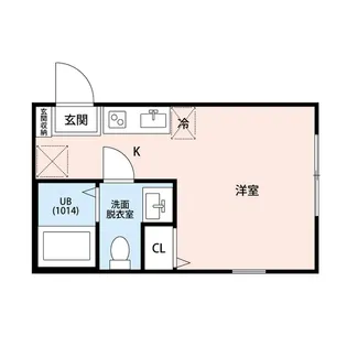 ラフィーネ三ツ沢南町【2階】の間取り