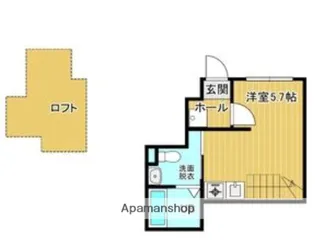 プティコリーヌ横浜【2階】の間取り