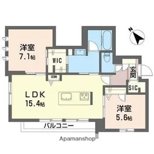 エクラージュ【1階】の間取り