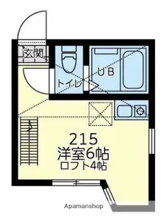 ユナイト生麦エルズワース【2階】の間取り