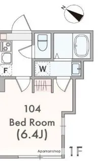 アザーレ アサンテ日吉B【1階】の間取り