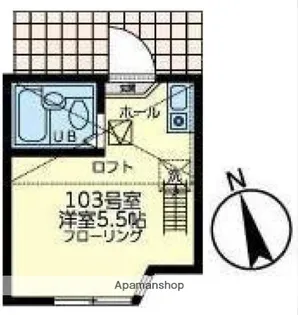 ユナイト南太田ケリースレーター【1階】の間取り
