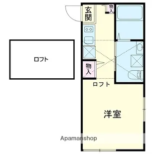 ル・シェモア【1階】の間取り
