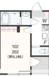 アザーレ・クオン東海大学前【1階】の間取り