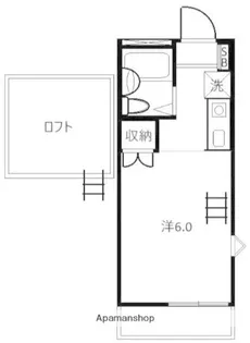 サンライズ・K【2階】の間取り