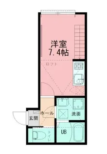 NOIR RESIDENCE KIKUNA【2階】の間取り