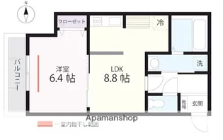 QUIET CRAB HOUSE MIX鎌倉(仮)【3階】の間取り