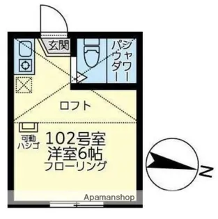 ユナイト中央カステーリャ・デ・ボレロ【1階】の間取り