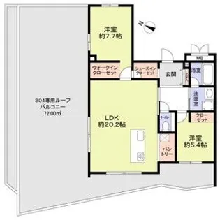 THE TAKASUNA KULTURCE【3階】の間取り