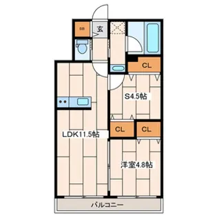 さくら十番館【3階】の間取り