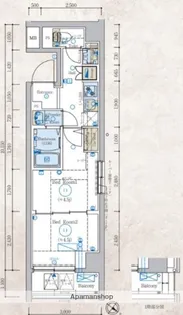 エステムコート新横浜グランデ【4階】の間取り