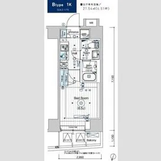 MAXIV横浜吉野町TRE【3階】の間取り