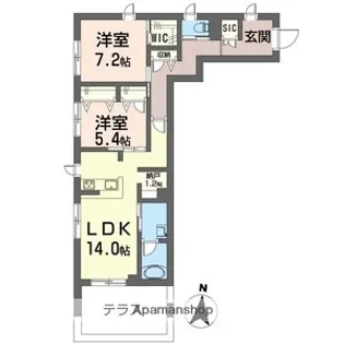ウインド シュピール【1階】の間取り