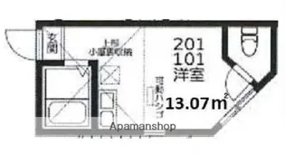 カーサ・オリーブ【2階】の間取り