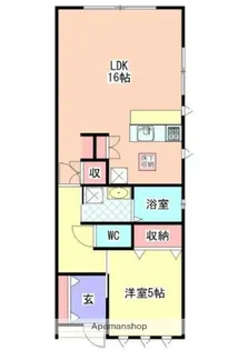 AMI DE COEUR【1階】の間取り