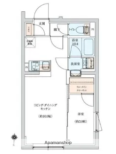 ラヴィエール羽田スカイゲート【4階】の間取り