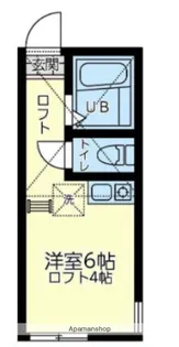 ユナイト追浜オルレアン【1階】の間取り