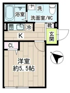 NERO南林間【3階】の間取り