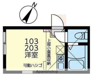 コート・ライズ神大寺【1階】の間取り
