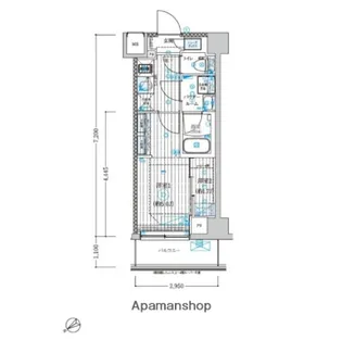 ブライズ鶴見本町通MAXIV【1階】の間取り