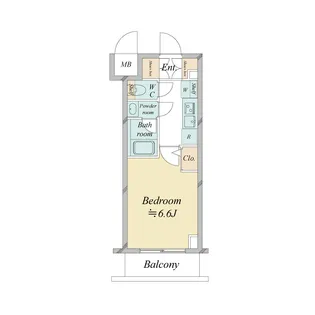ドゥーエ新横浜【8階】の間取り