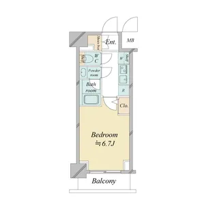 ドゥーエ新横浜【7階】の間取り