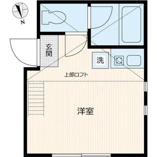 ユナイト石川町パウリスターナ【2階】の間取り
