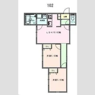 SACRAMENT ZUSHI【1階】の間取り