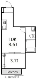 ひなたと春風のラテ【3階】の間取り