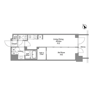 シーズンフラッツ大森西【6階】の間取り