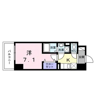 スアヴィス平塚八重咲【10階】の間取り