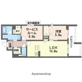 メゾン オルジュ【2階】の間取り