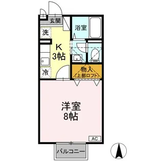 ドルフ KII【2階】の間取り