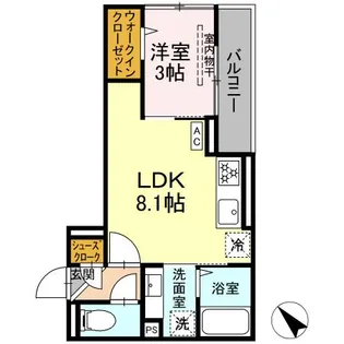 D PAINA西寺尾【3階】の間取り